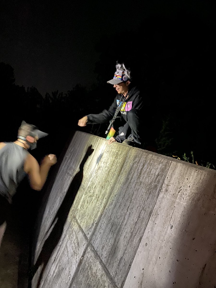 Champ_the_Fox's tweet photo. The photos from last nightβs hike almost look like a dramatic performance! A puppy reenactment of a Shakespearean play? Pup play play? πΎπ Awoooo~ #petplay #pupplay #puppyplay #getoutsideandplay https://t.co/StNjOMcYRY
