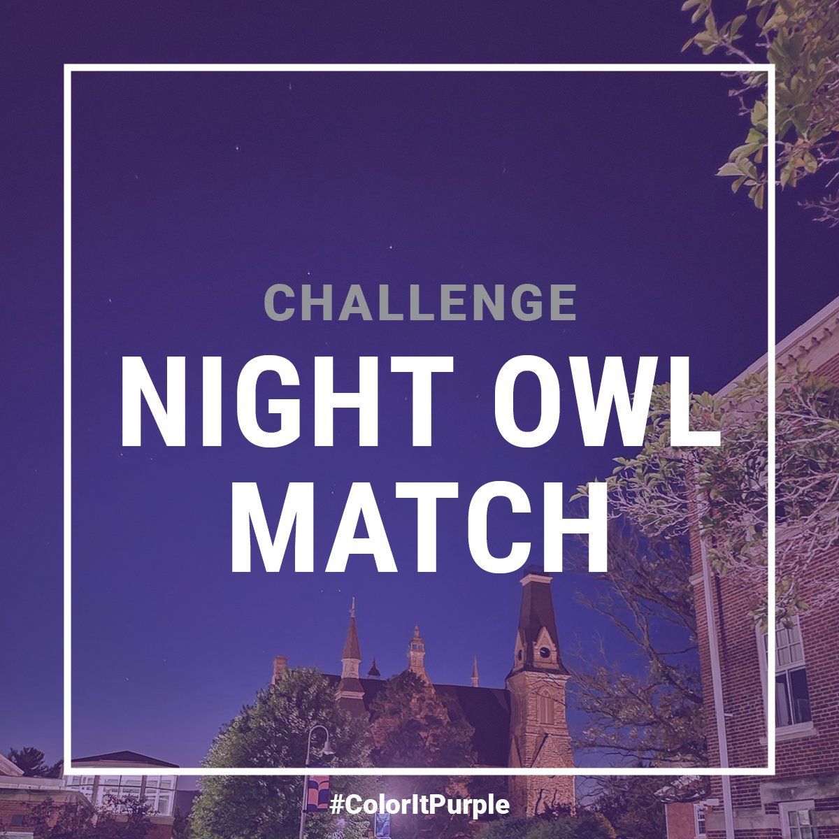 We are brewing another pot of coffee to keep the fun going! All gifts made after 9 p.m. Hilltop (CDT) time will be matched 2:1 up to $5,500. We’re looking at you, night owls. 🦉🌙
Help us close out the evening strong by visiting crnl.com/ColorItPurple and making a donation!