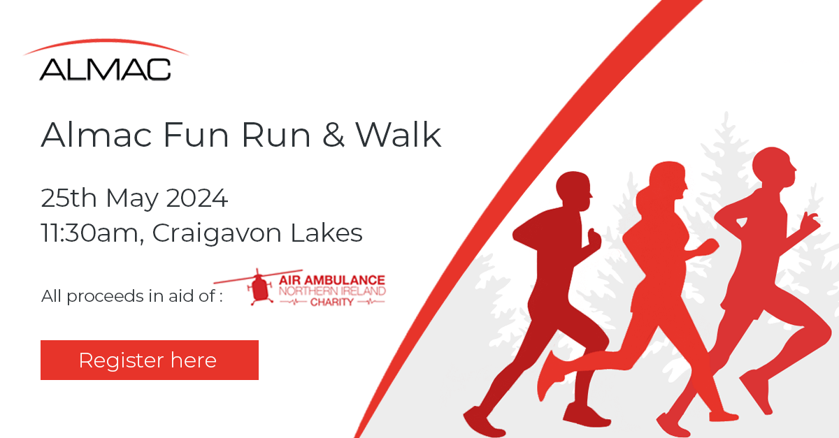 Not a runner? Not a problem! The Almac 5K / 10K Fun Run & Walk is open to everyone and all abilities are welcome. Register today and join us on your own, with friends or as a family to complete the route in aid of @AirAmbulanceNI: almacgroup.com/fun-run/ #NationalWalkingDay