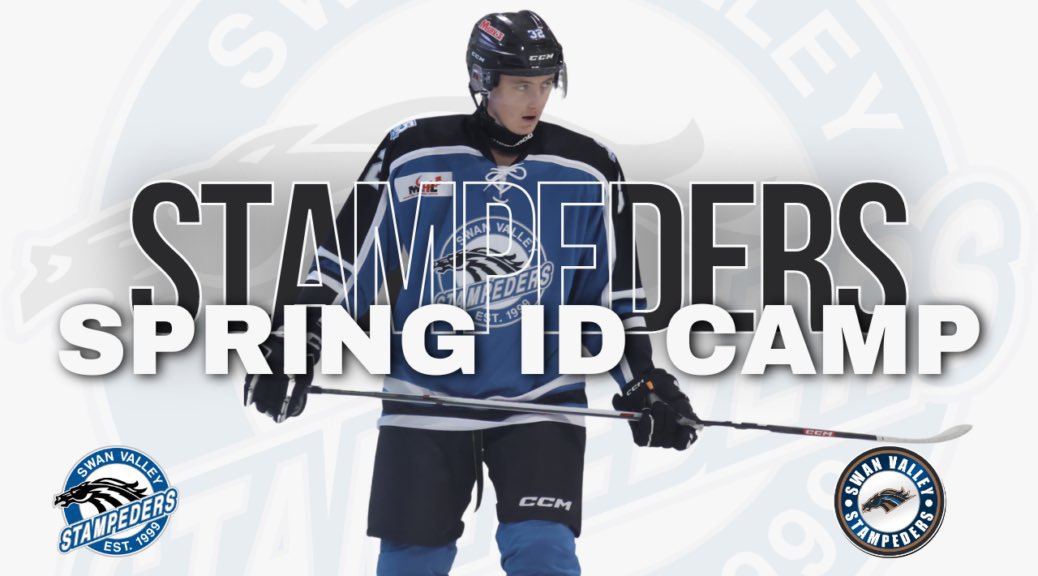 The Swan Valley Stampeders to hold Spring ID Camp April 12 &amp; 13 at the Centennial Arena. 

The camp is open to all Manitoba players born between 2004-2008.  

Full details here >> stampedershockey.com/the-swan-valle…

#TheValleysTeam #StampederHockey