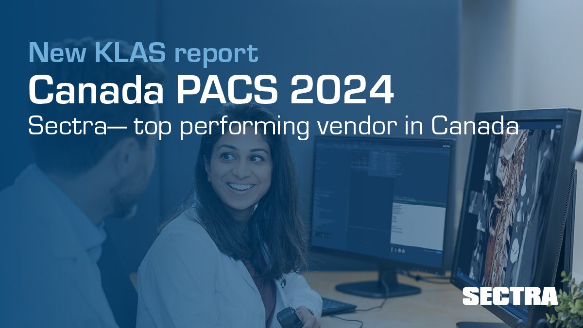 ‘Robust functionality, smooth upgrades, and strong usability’—discover why users gave Sectra straight A's in the latest KLAS Canada PACS report: klasresearch.com/report/canada-… #BIK2024 #Radiology #CAR2024