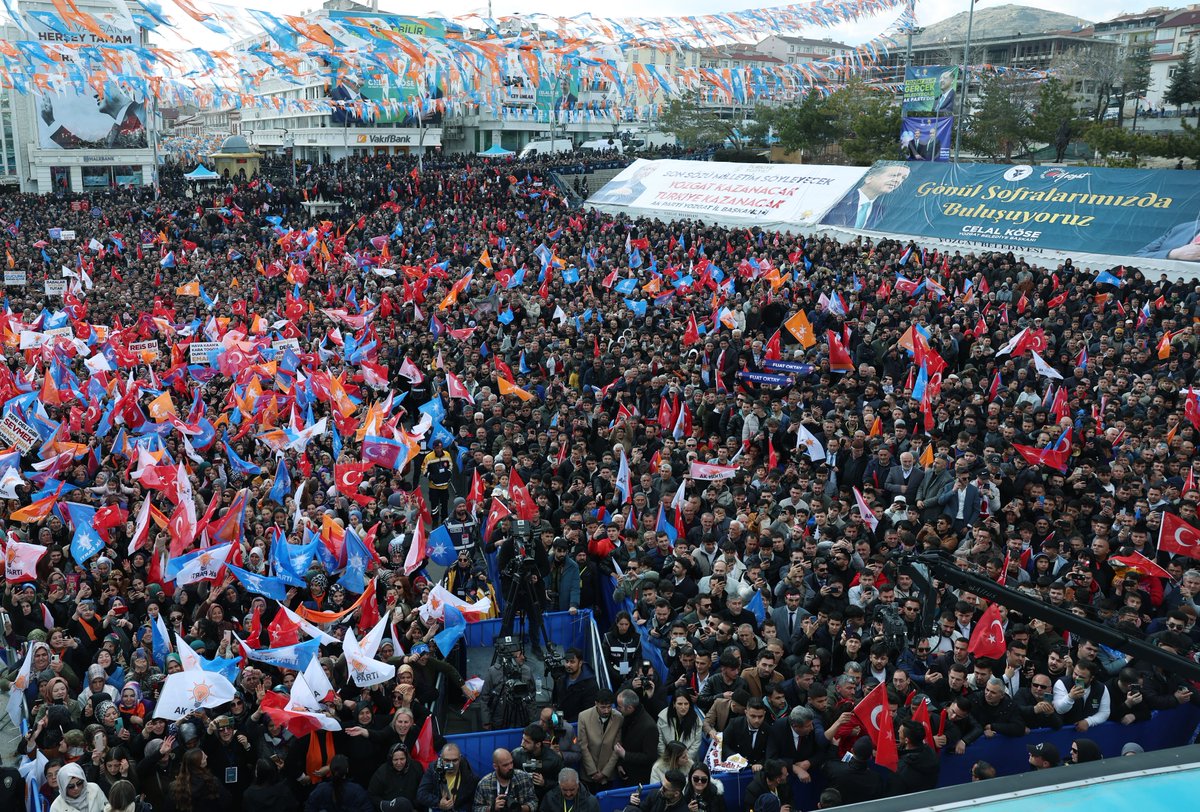 Millî iradenin sarsılmaz kalesi, Bozok Yaylası’nın yiğit evlatlarının şehri Yozgat... Teşekkürler Yozgat! 🇹🇷