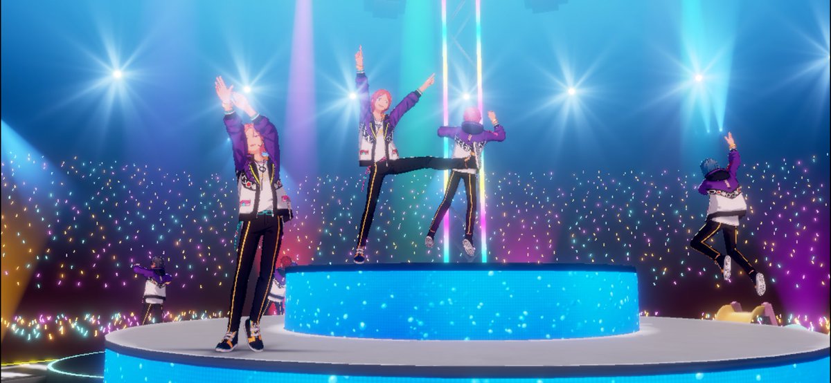 #あんスタ200曲MVここ好きSHARE
個性派ジャンプのCrazy:B &amp; 2wink
