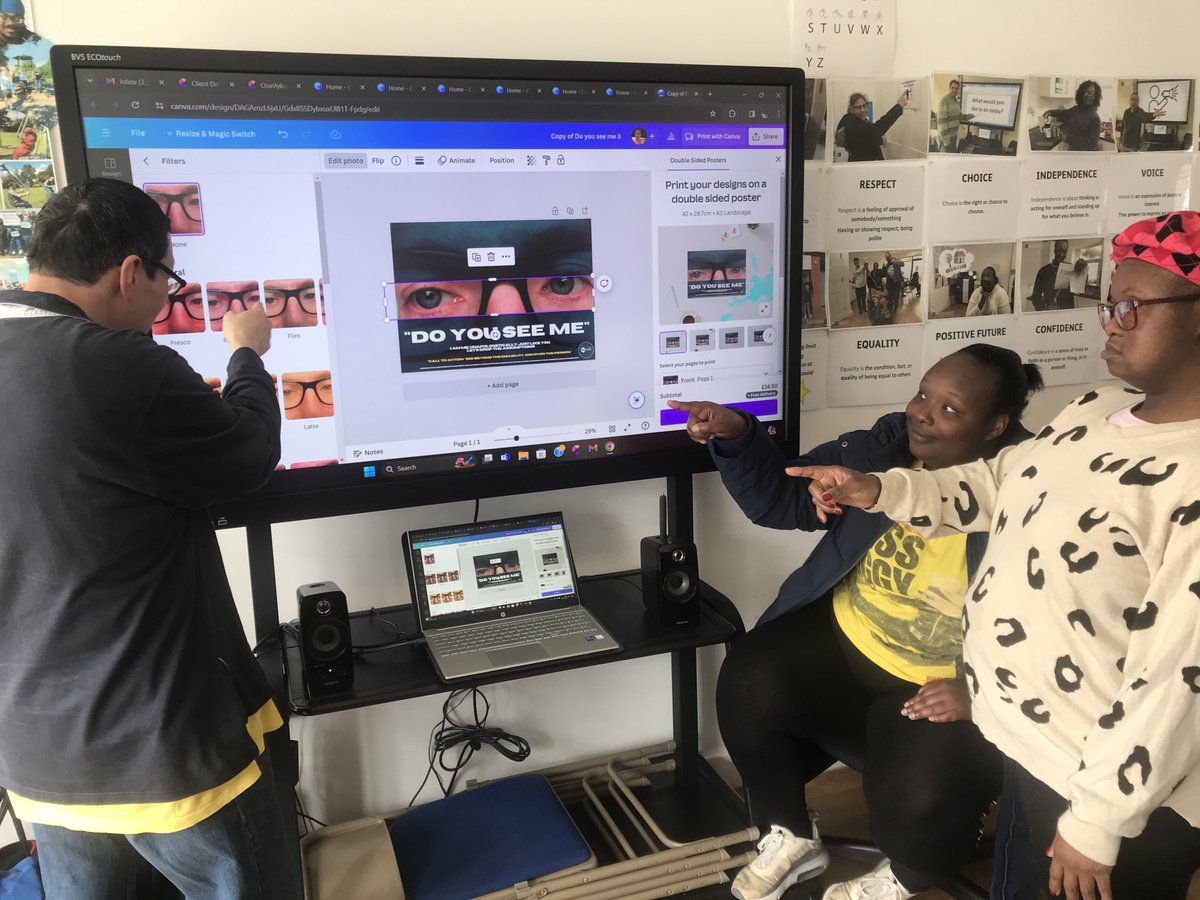 ealingmencap's tweet photo. Our trainees at Dare to Dream have been working hard to create something very exciting for #learningdisabilityweek using digital design! @GoodThingsFdn  #MakingDigitalForAll https://t.co/ZKLSPRiNop
