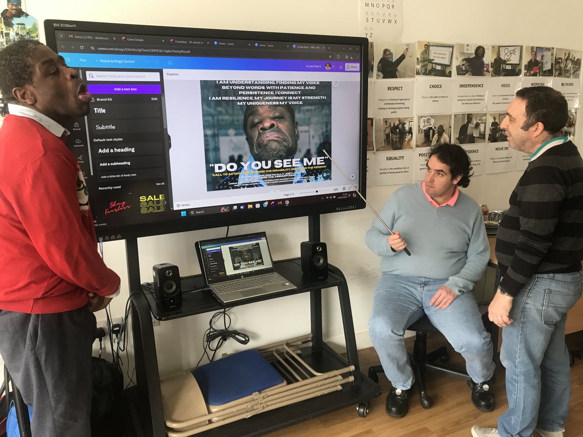 ealingmencap's tweet photo. Our trainees at Dare to Dream have been working hard to create something very exciting for #learningdisabilityweek using digital design! @GoodThingsFdn  #MakingDigitalForAll https://t.co/ZKLSPRiNop