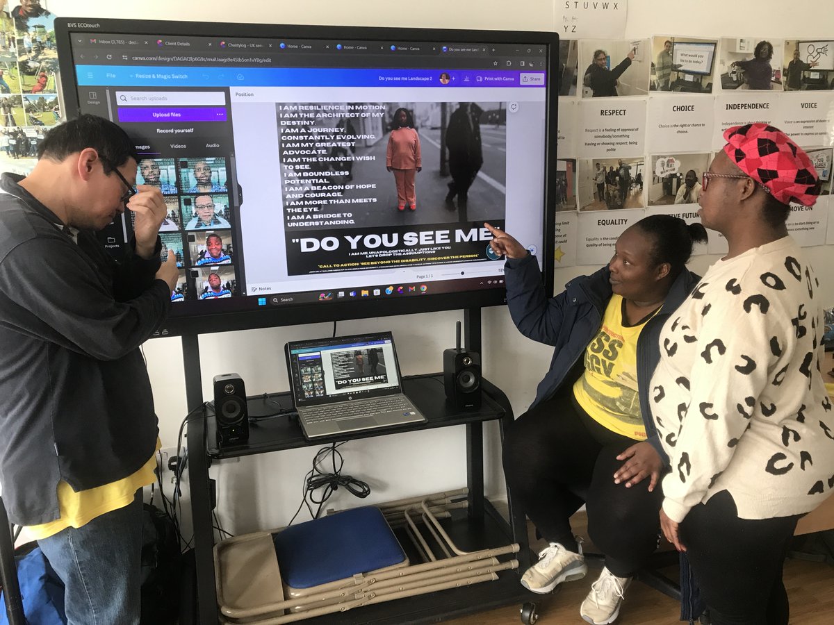 ealingmencap's tweet photo. Our trainees at Dare to Dream have been working hard to create something very exciting for #learningdisabilityweek using digital design! @GoodThingsFdn  #MakingDigitalForAll https://t.co/ZKLSPRiNop