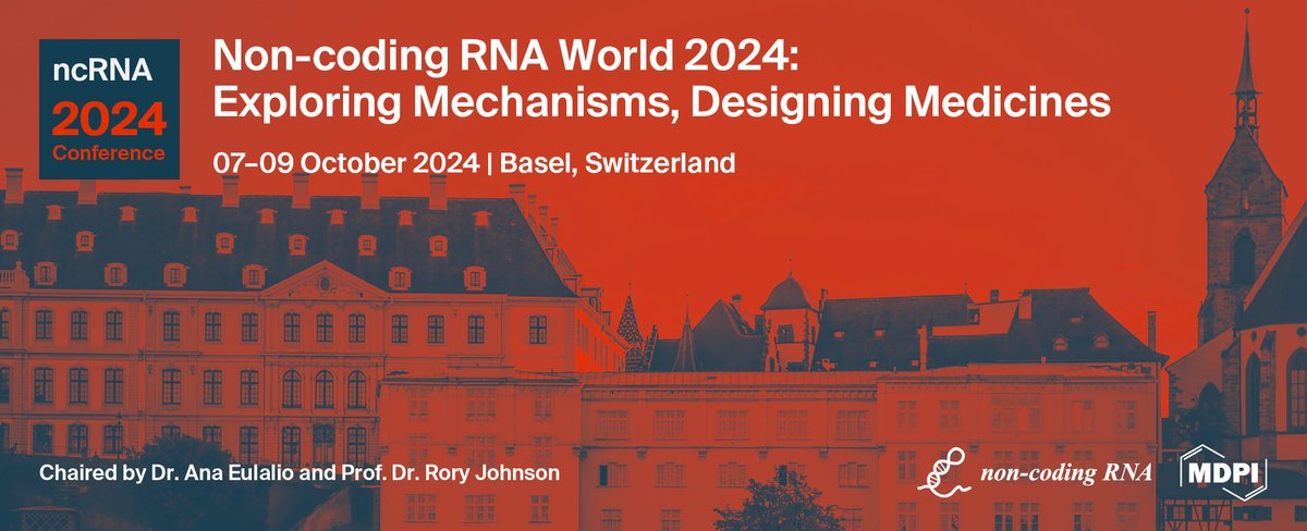 ➡️Don't forget to join us at #ncRNA2024!⬅️

📍Located in Basel, Switzerland 

🗒️Excellent opportunity to present and catch up with all the latest breakthrough #ncRNA research, abstract deadline is 14th May 2024!

🔗's 
Register: bit.ly/488ugir