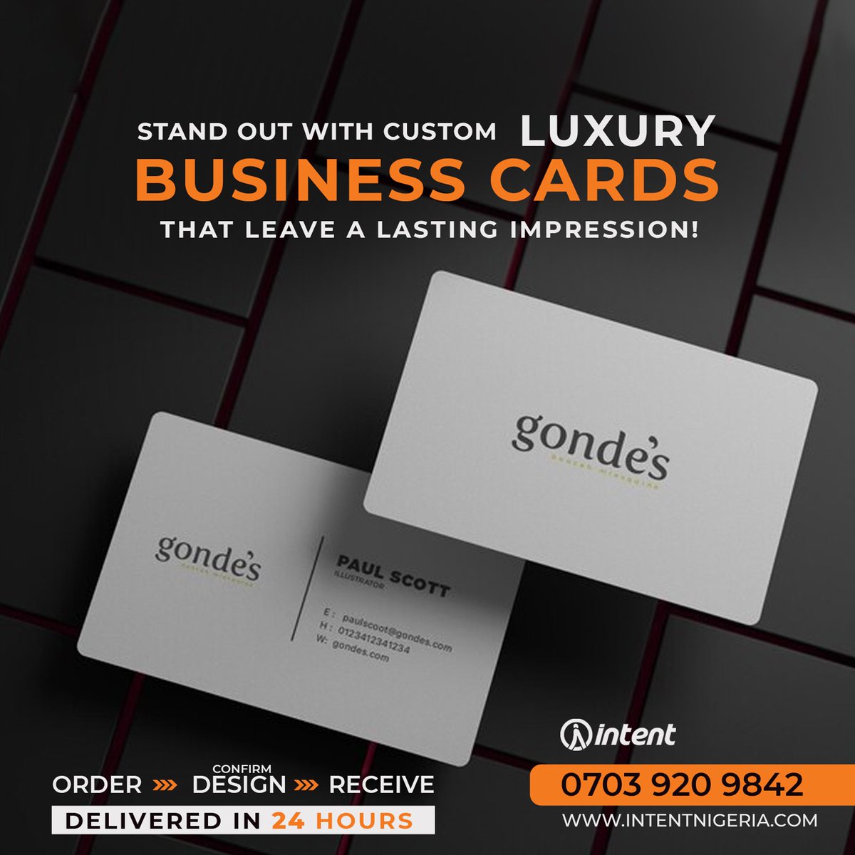"Stand out from the crowd with custom business cards that leave a lasting impression! 💼✨ 

Get noticed at every networking event with our high-quality printing services. 

#BusinessCards #PrintPromo #Networking #BrandIdentity #SmallBusiness #DesignInspiration #MarketingMaterial