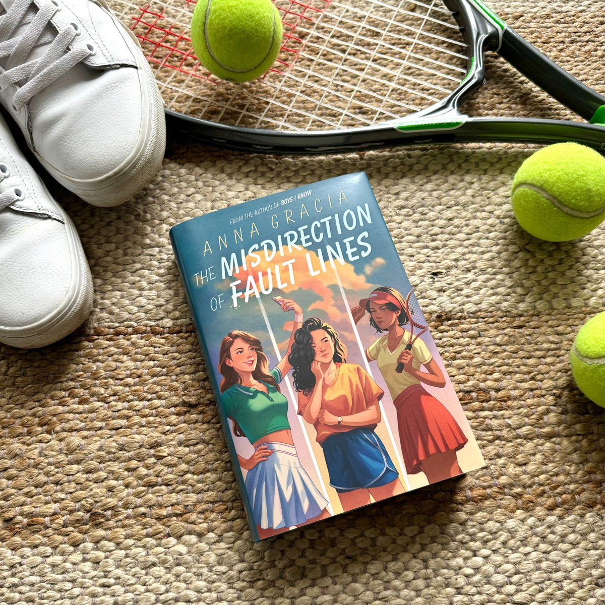 Three Asian American girls compete at an elite tennis tournament for a shot at their dreams—if only they knew what their dreams were. THE MISDIRECTION OF FAULT LINES is on shelves in one week! ow.ly/WxaT50QZ5SV #yalit