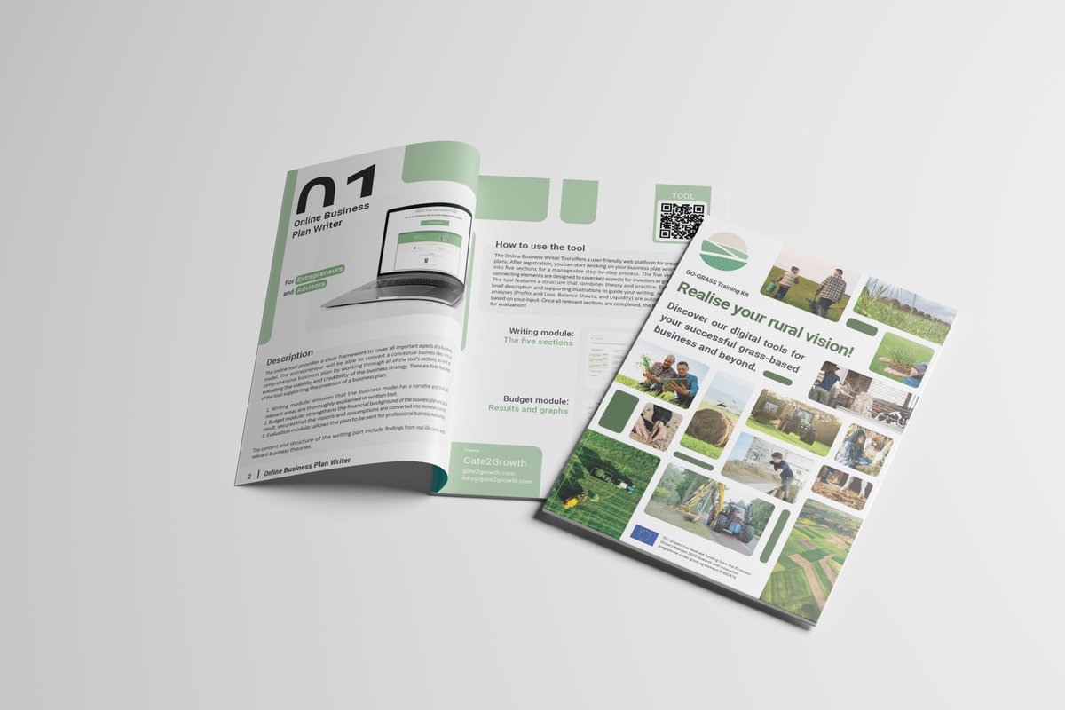 🌱💼Unlock your rural success with our digital Training Kit! Explore nine essential tools for entrepreneurs, trainers, and advisors. Transform ideas into profitable ventures. #Grassland #Bioeconomy #RuralDevelopment
Now in a user-friendly booklet: go-grass.eu/wp-content/upl…
