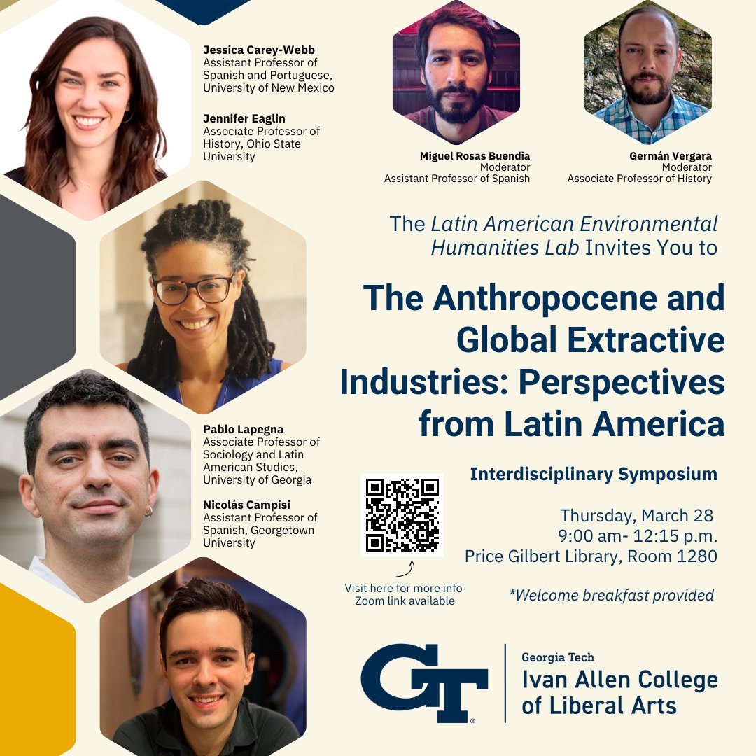 If you're in Atlanta or would like to join via Zoom, this Thursday I will be talking at Georgia Tech about pesticides and culture in Argentina alongside brilliant colleagues.