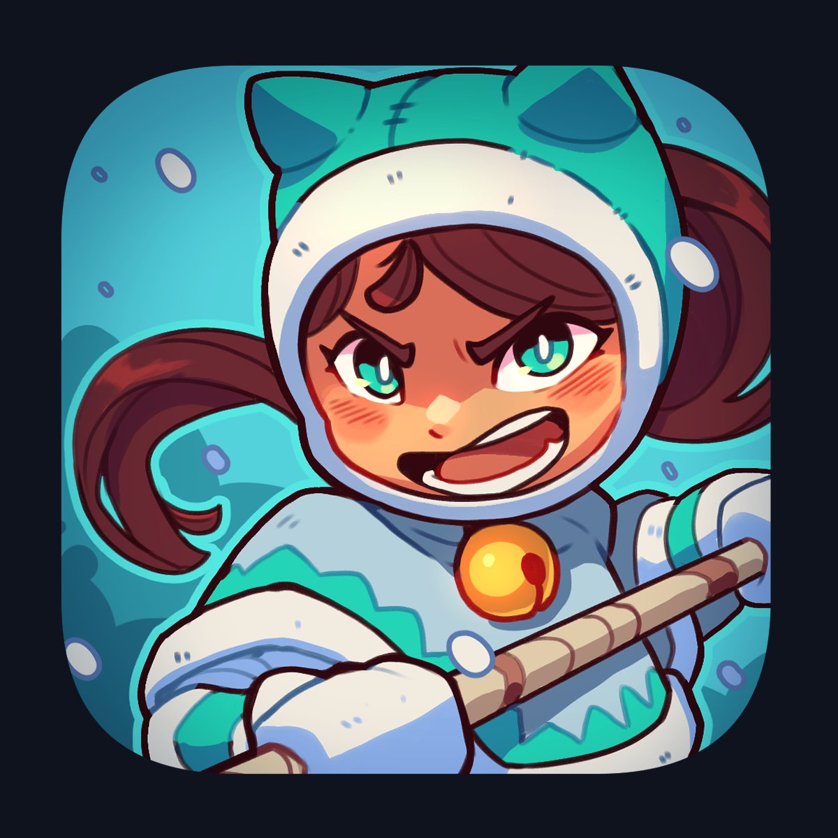 WILDFROST IS COMING TO MOBILE, APRIL 11th!! ✨ here's the app icon I made for it 😳🤲