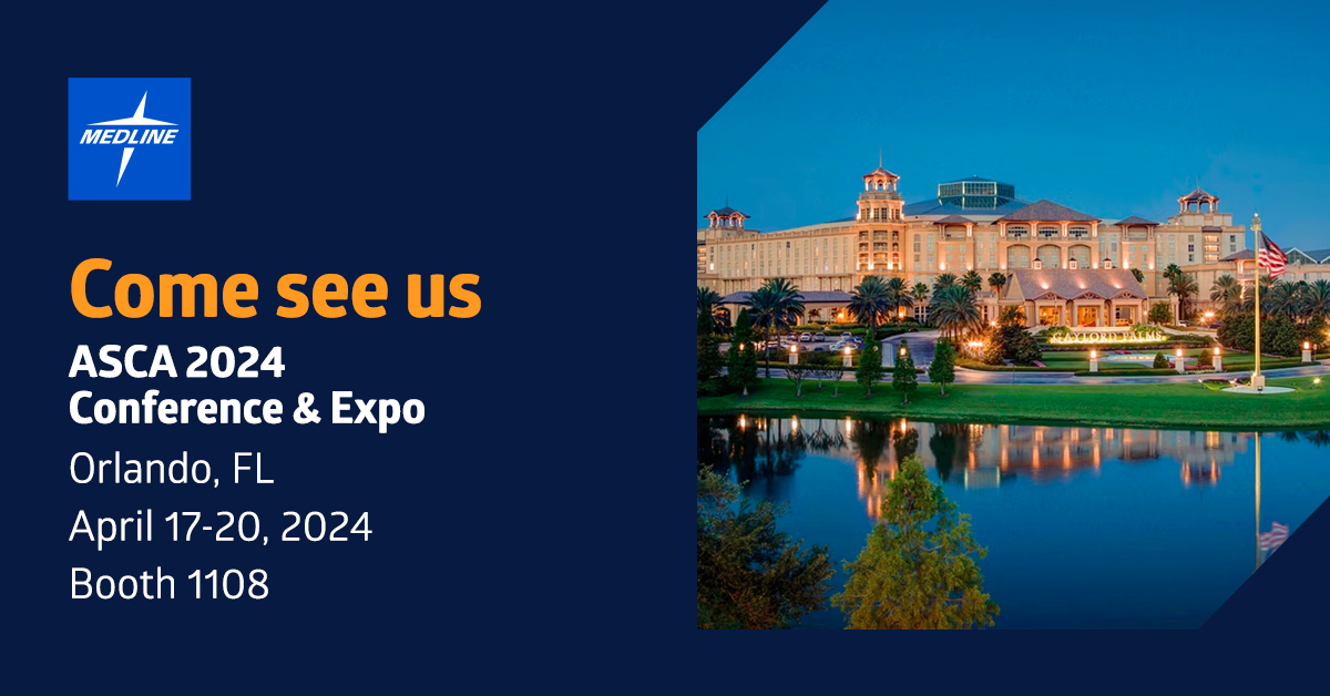 Medline is proud to be a Bronze sponsor for the @ASCAssociation 2024 Conference & Expo. Visit booth 1108 at the upcoming #ASCA annual conference to discover how Medline will support your initiatives to transform your center. Click here to learn more: ms.spr.ly/6017csIq3