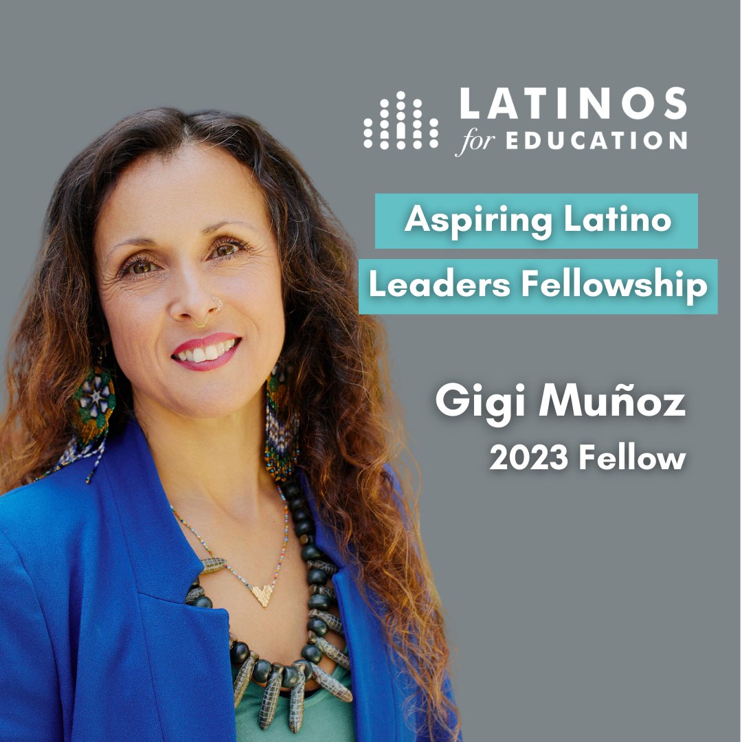 Meet Gigi Muñoz, a dedicated leader in early childhood education! She's the Workforce Development & Success Director at @FeltonInstitute and a 2023 Aspiring Latino Leaders' Fellow. Apply or nominate someone you know for the next cohort: hubs.la/Q02qKXkF0 #ConGanasWeCan