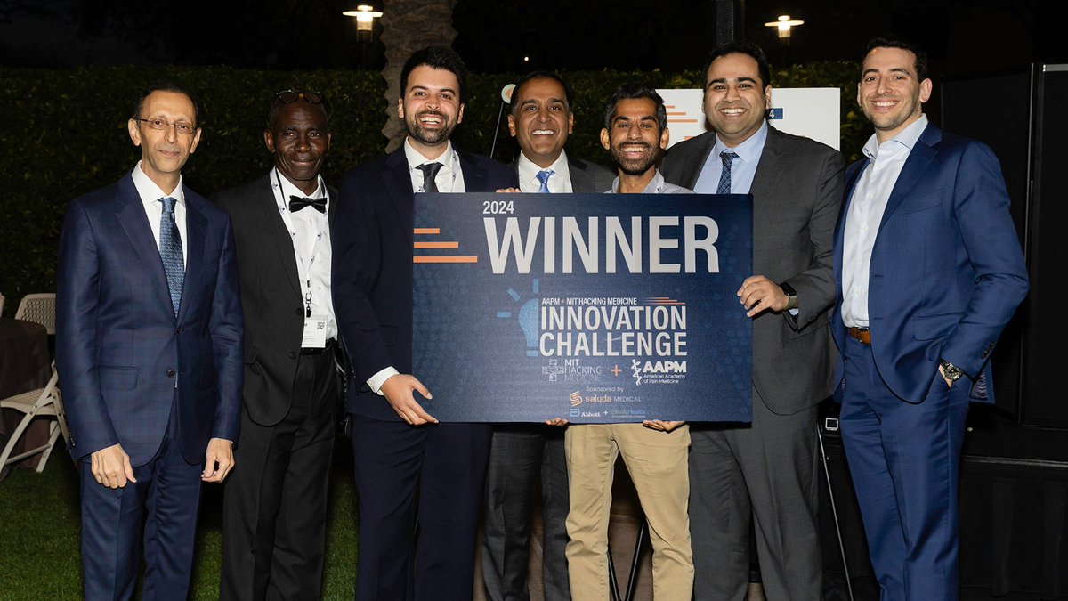 Congratulations to the winners of the 3rd Annual Innovation Challenge at #AAPM2024! 🏆 Explore the groundbreaking ideas that are setting new standards in pain medicine in our event recap: painmed.org/celebrating-40… #InnovationInPainMedicine #AAPM2024