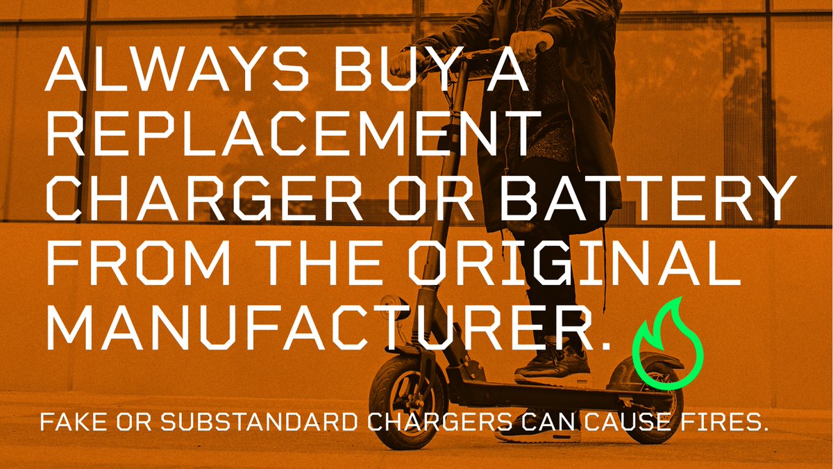 Safety tips that could save your life👇🔋 Always use the original charger for your vehicle to prevent devastating battery fires. Buy a replacement charger and battery from the original manufacturer. Find more advice on the #SaferUse page: ow.ly/u2xi50Pwsbi #BePowerPositive