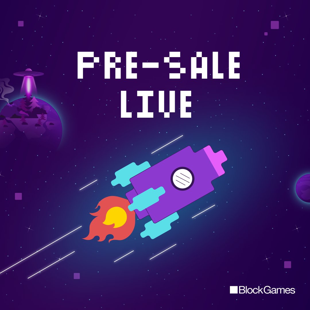 @GetBlockGames $BLOCK pre-sale is LIVE! The only access to the official pre-sale dashboard 👇 presale-getblockgames.com Tokenomics: bit.ly/3vshqhs Pre-sale contract address:0x7a655a234ddf076c3530ac847040f8d8c5115021 Game on! 🚀