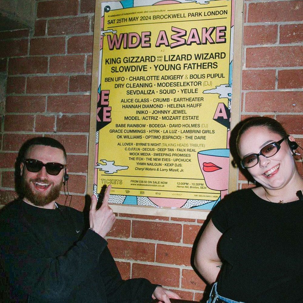 Jagoda and Alfie getting festival season ready 😎 Our pals over at @wideawakeldn have dropped their full lineup and it's looking 🔥... head to their page now to grab your tix!