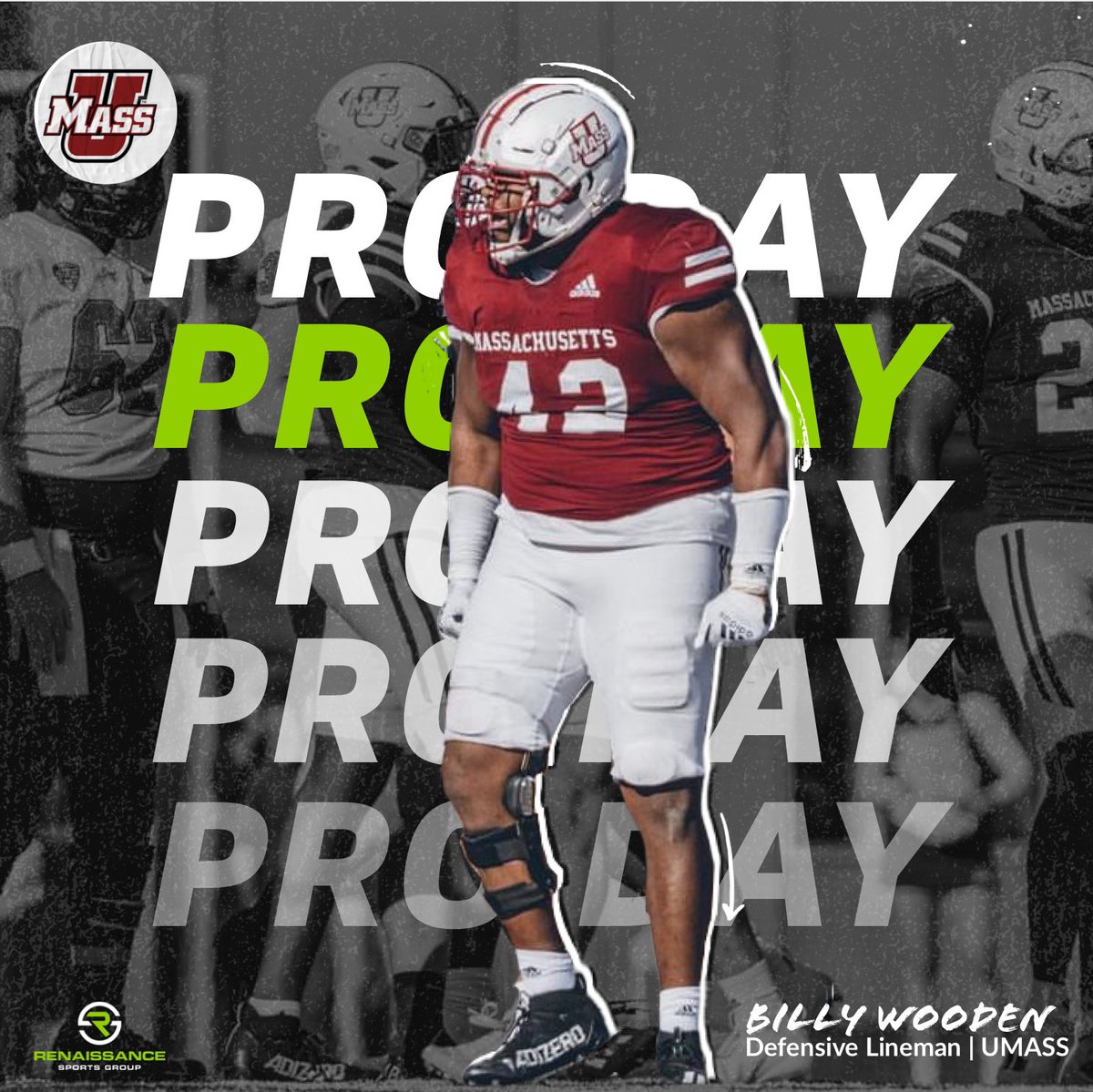 Best of luck today to Billy Wooden. Let his pro day ignite his next Renaissance.