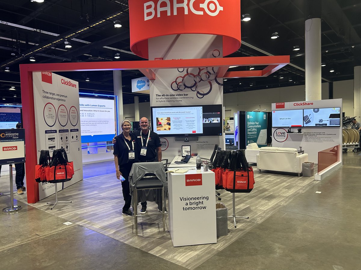 👋Goodmorning, Orlando! Our team is ready for another exciting day filled with demo's, interviews and ClickShare news! 👉Visit us at booth booth #1118 t to experience our brand-new ClickShare Bar or discover it here: ow.ly/yhzv50R1Tw2