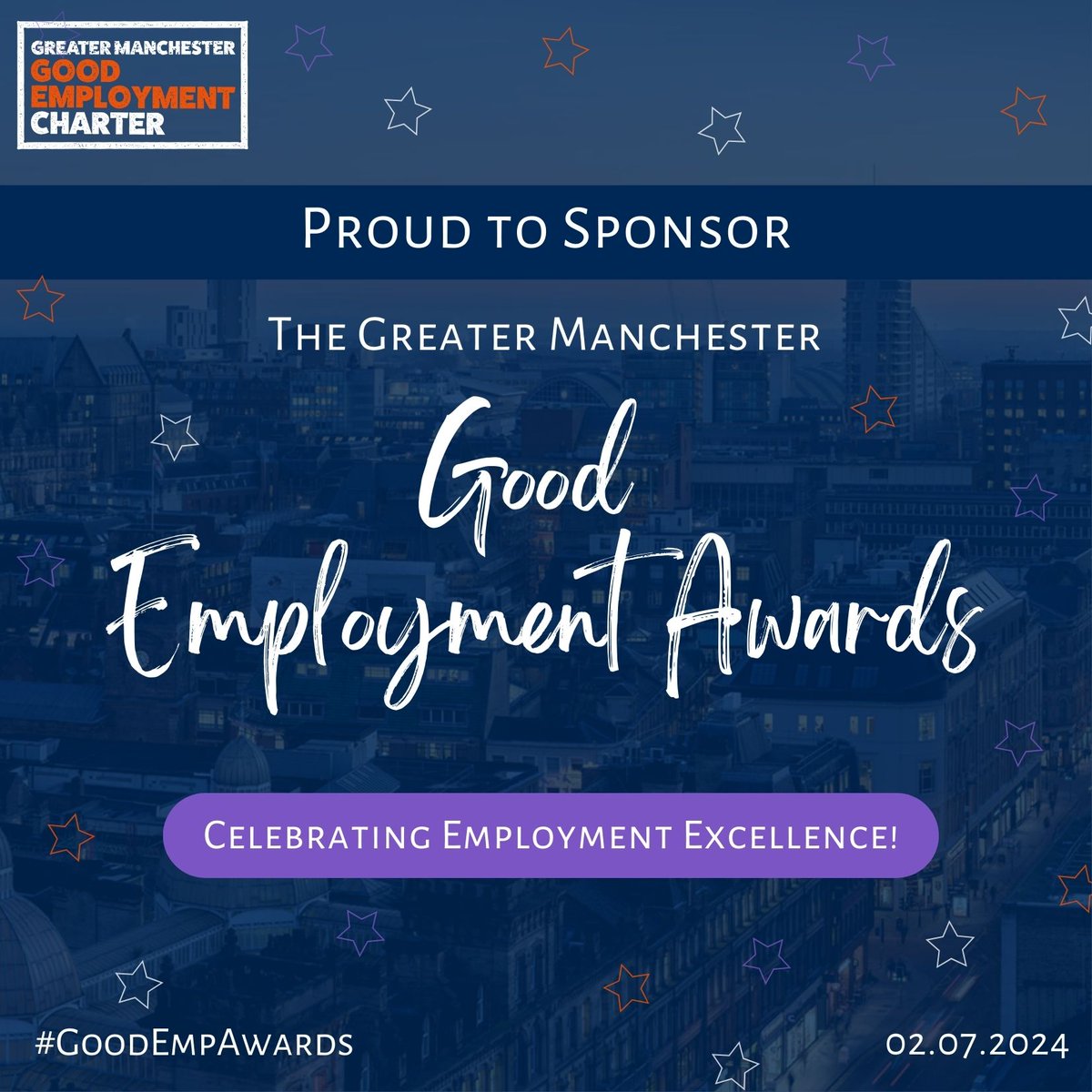 📣 We're thrilled to announce that we are proud sponsors of the #GoodEmpAwards! 🎉 The @GoodEmpCharter's Good Employment Awards celebrate and showcase good employment excellence across Greater #Manchester. ➡️Find our more and submit a nomination: ow.ly/3VEg50QZozT