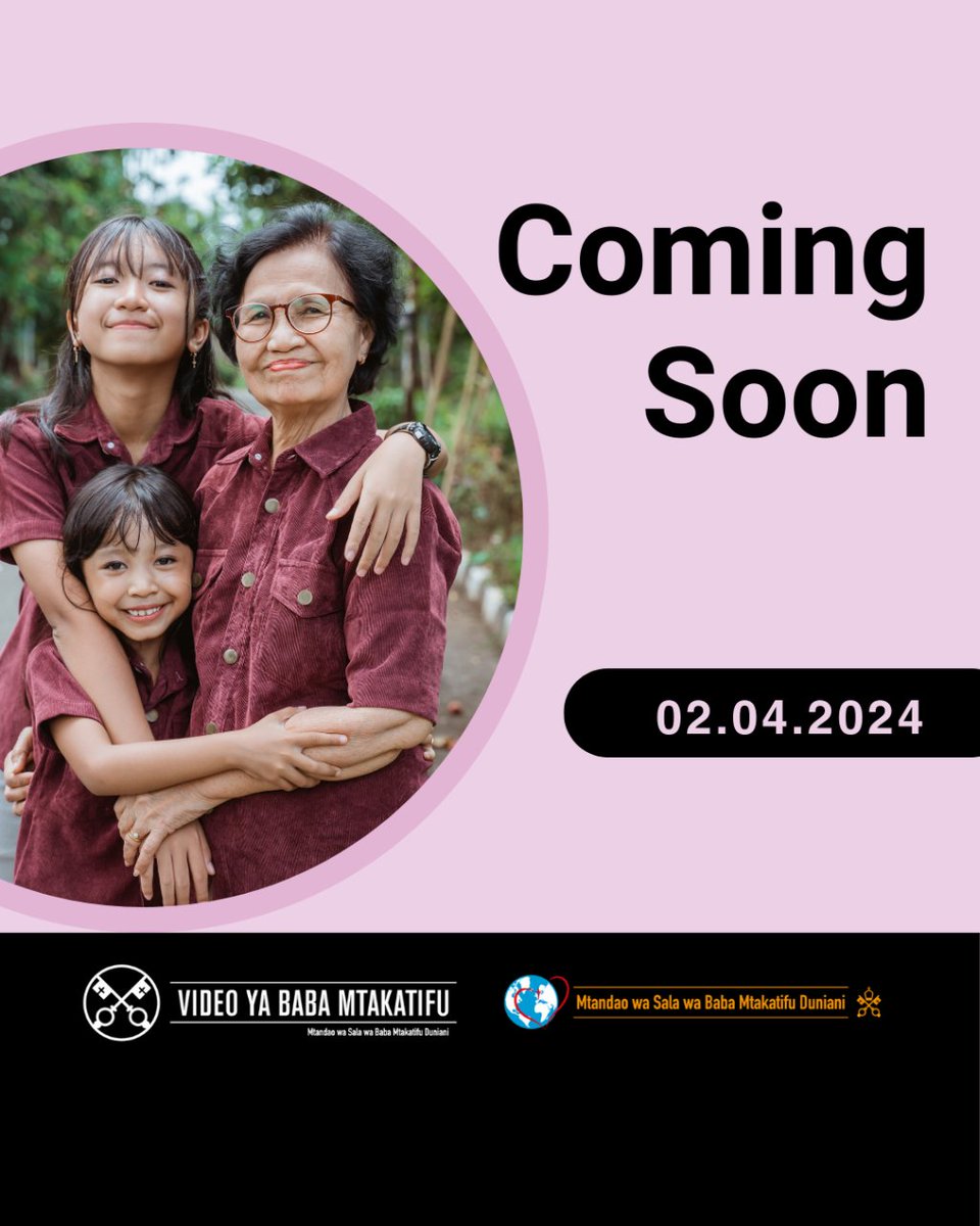 COMING SOON 🔜 #ThePopeVideo #ClickToPray #PrayTogether
