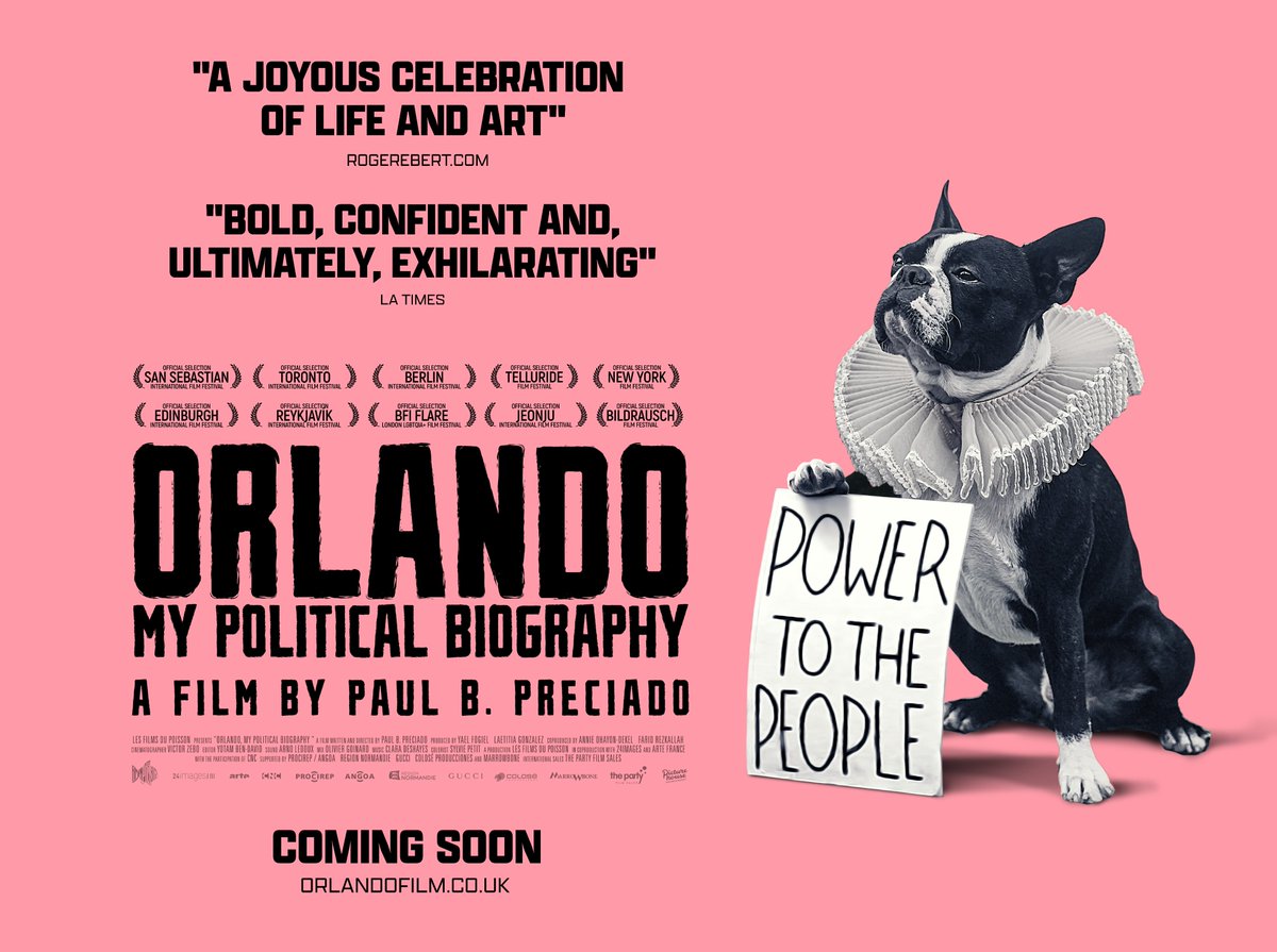 🏳️‍⚧️ To celebrate International Transgender Day of Visibility we have a preview of the new @PicEntFilms release - #OrlandoMyPoliticalBiography. A bold and joyous celebration of trans, told through the lens of Virginia Woolf's iconic novel. ✨ That's at 8:30 on Sunday the 31st!