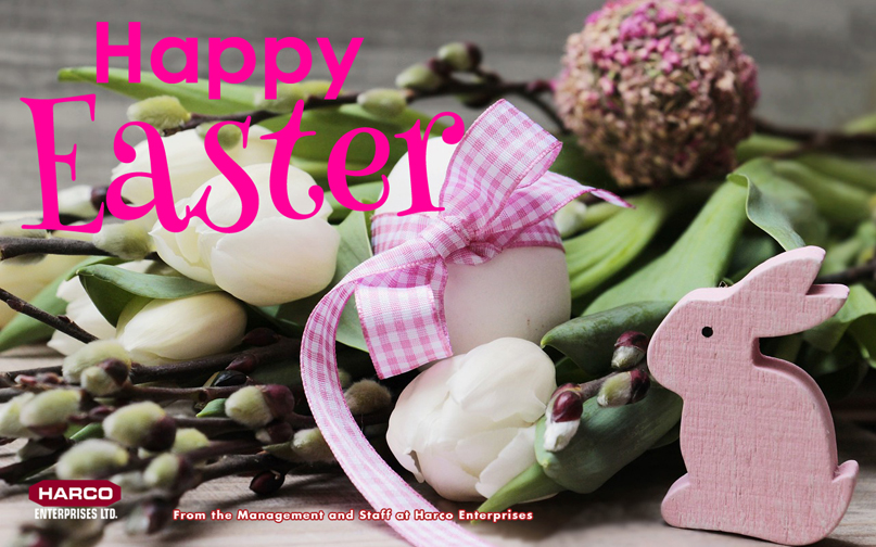 Happy Easter from the management and staff at Harco Enterprises  #HappyEaster #Easter #EasterBunny #EasterEggs