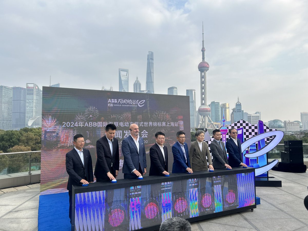 RedLanternDM's tweet photo. Excited to be part of the @FIAFormulaE #Shanghai E-Prix launch. Gear up for high-speed action in May!

#FormulaE #China #EPrix https://t.co/xdi4ZWL15O