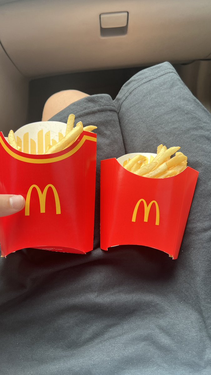 I ordered large fries and yet parang medium lang yung laman nya 🥲