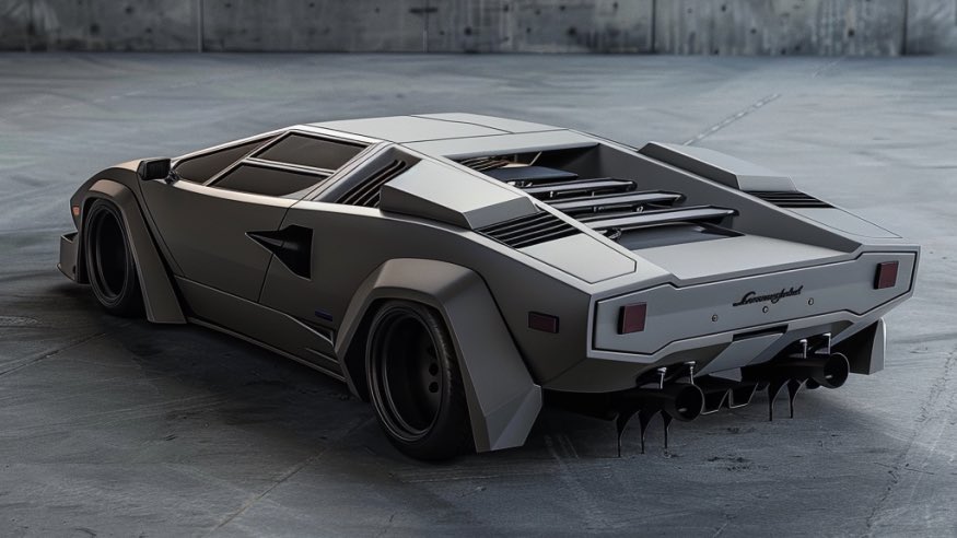 Lamborghini Countach by @moddedform