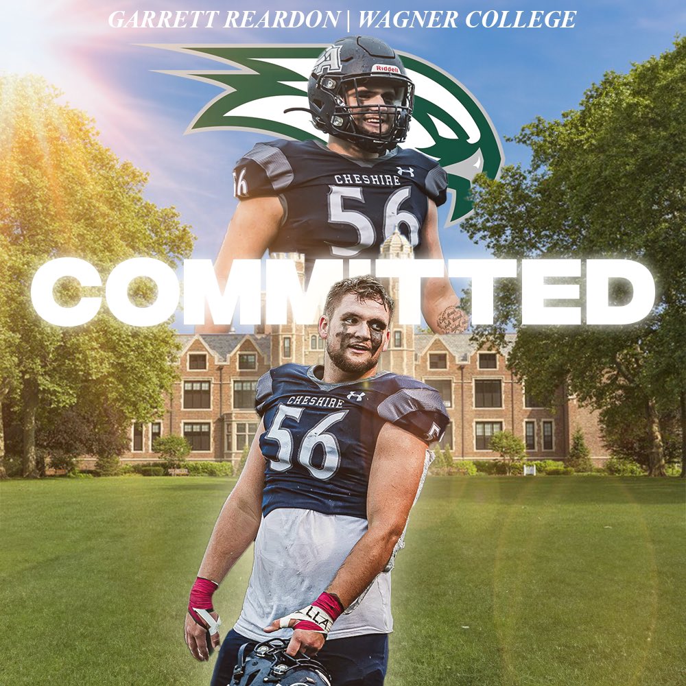 Can’t wait to get started this summer with my new teammates and coaches. Thank you to my family teammates and coaches for all your support and guidance the last 4 years. Ready to get to work! @Wagner_Football @Coach_Getch #LetsFly