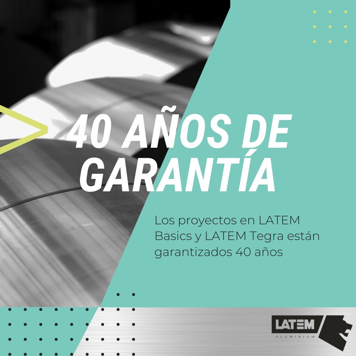 ¿Quieres solicitar tu formulario de garantía limitada europea Latem hasta 40 años?

Pincha aquí
👇👇👇
latemaluminium.com/sus-proyectos-…

#reciclaje #aluminio #calidad #trazabilidad