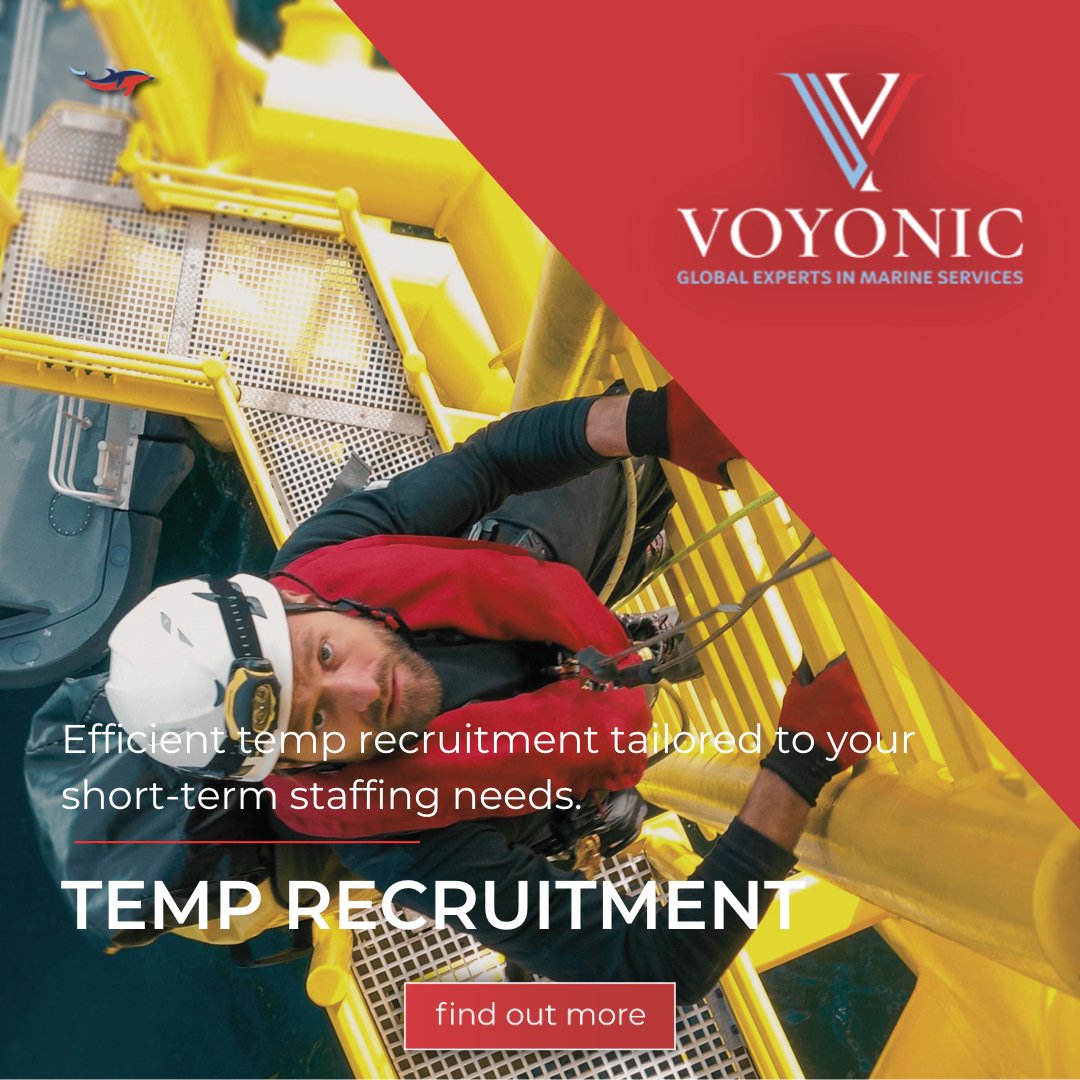 Need temporary staffing solutions? Look no further! Our expert temp recruitment services connect you with top-notch talent to meet your short-term needs. From administrative support to specialised roles, we've got you covered. bit.ly/3H5L0vB #marineservices