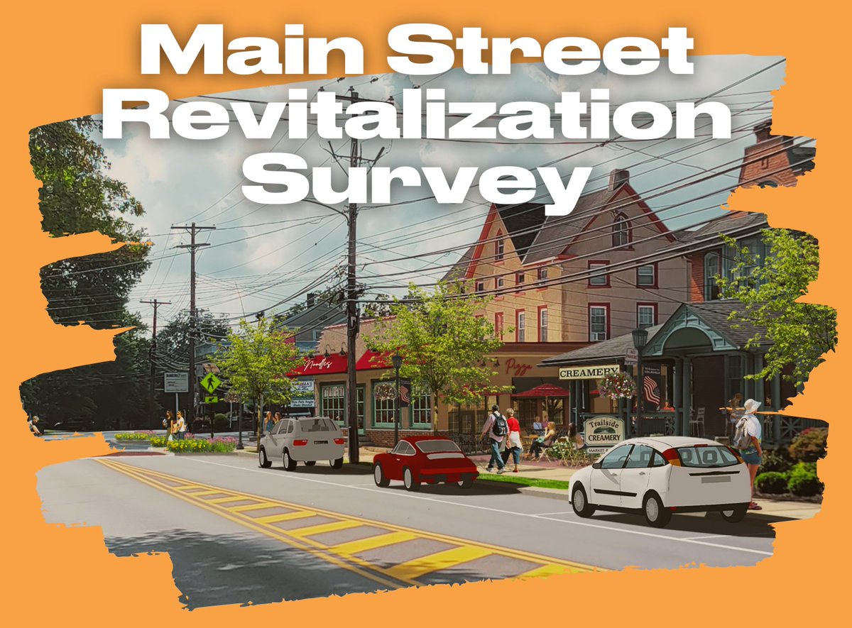 🚨 Calling the Collegeville community: Share your input! 🤔 What new businesses do you want to see on Main Street? Are you for or against outdoor seating? New sidewalks? More parking? Share your thoughts for the 400 block of Main Street - bit.ly/4ar7rba