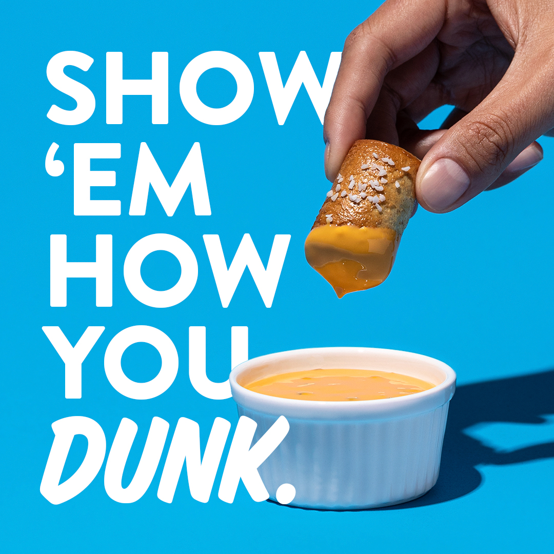 Dunking into deliciousness the SUPERPRETZEL way! 🥨