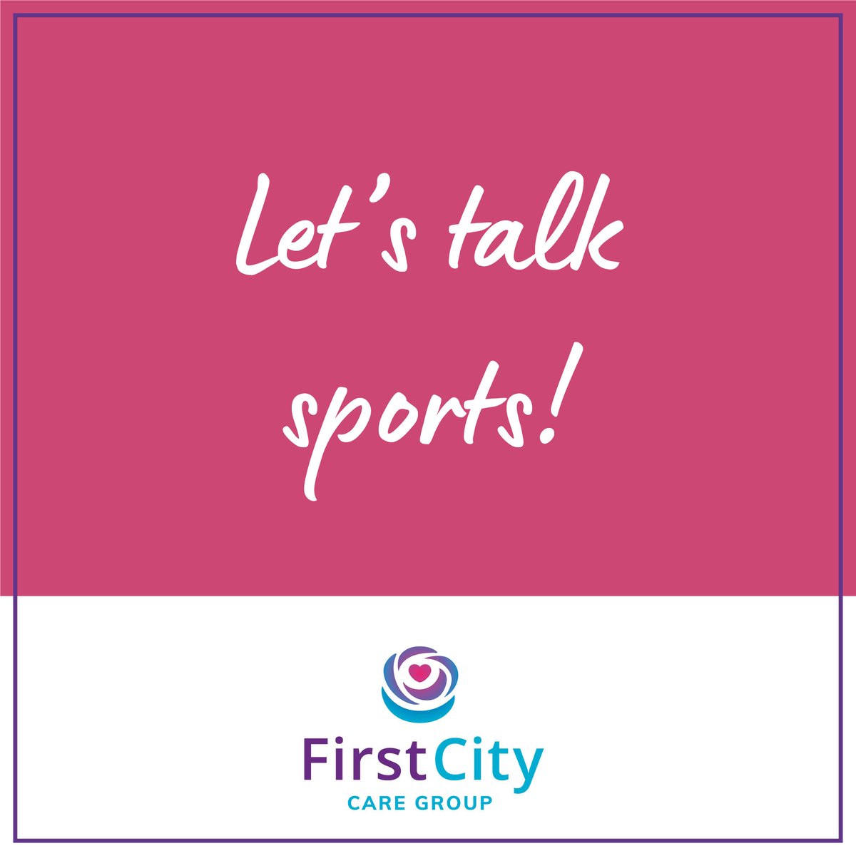 Last week we asked about football - this week we'd love to know what other sports you follow?

#TuesdayThoughts #TuesdayTopic #Gettoknowyourcolleagues #gettoknowme #Shareyourthoughts