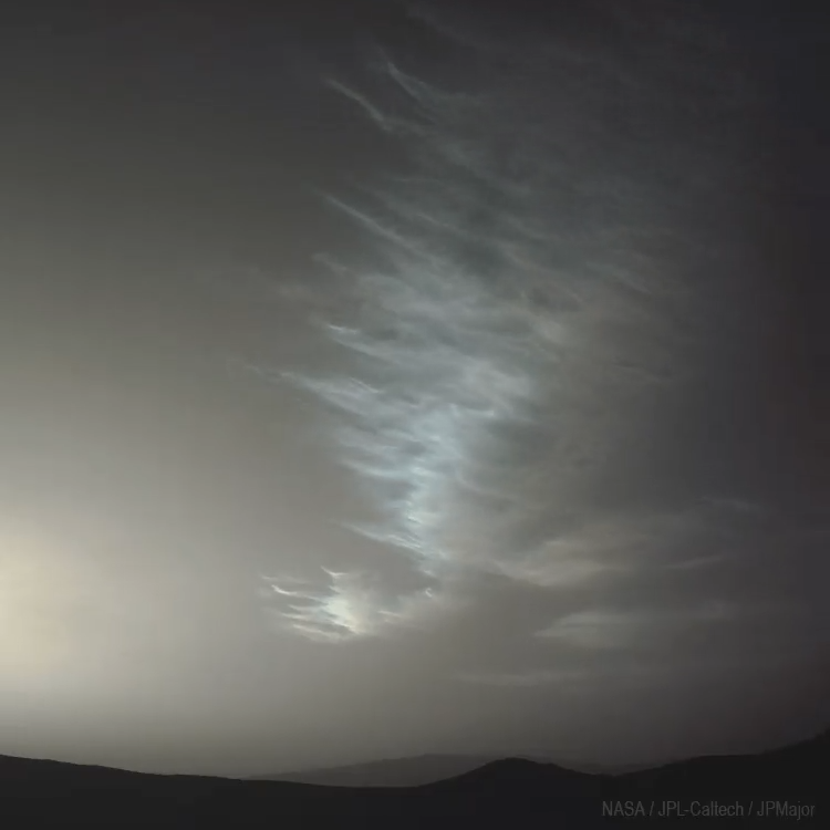 AsgardiaSpace's tweet image. 🔴🚀 Dive into the Martian atmosphere with this captivating snapshot captured by #PerseveranceRover's navcam! 📸🌌 Experience the mesmerizing sight of clouds gracefully drifting across the Martian sky, immortalized on March 18, 2023, during mission sol 738. 🌬️

#MarsExploration