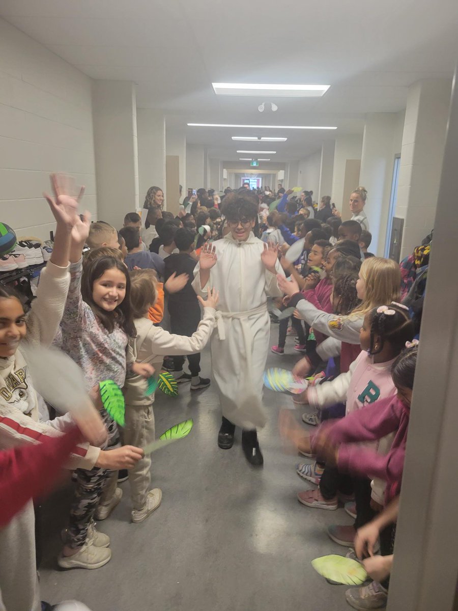 Palm Sunday (Palm Monday) at St. Josephine Bakhita CES. #HolyWeek #WCDSBStrengthen #PalmSunday #WCDSBAwesome