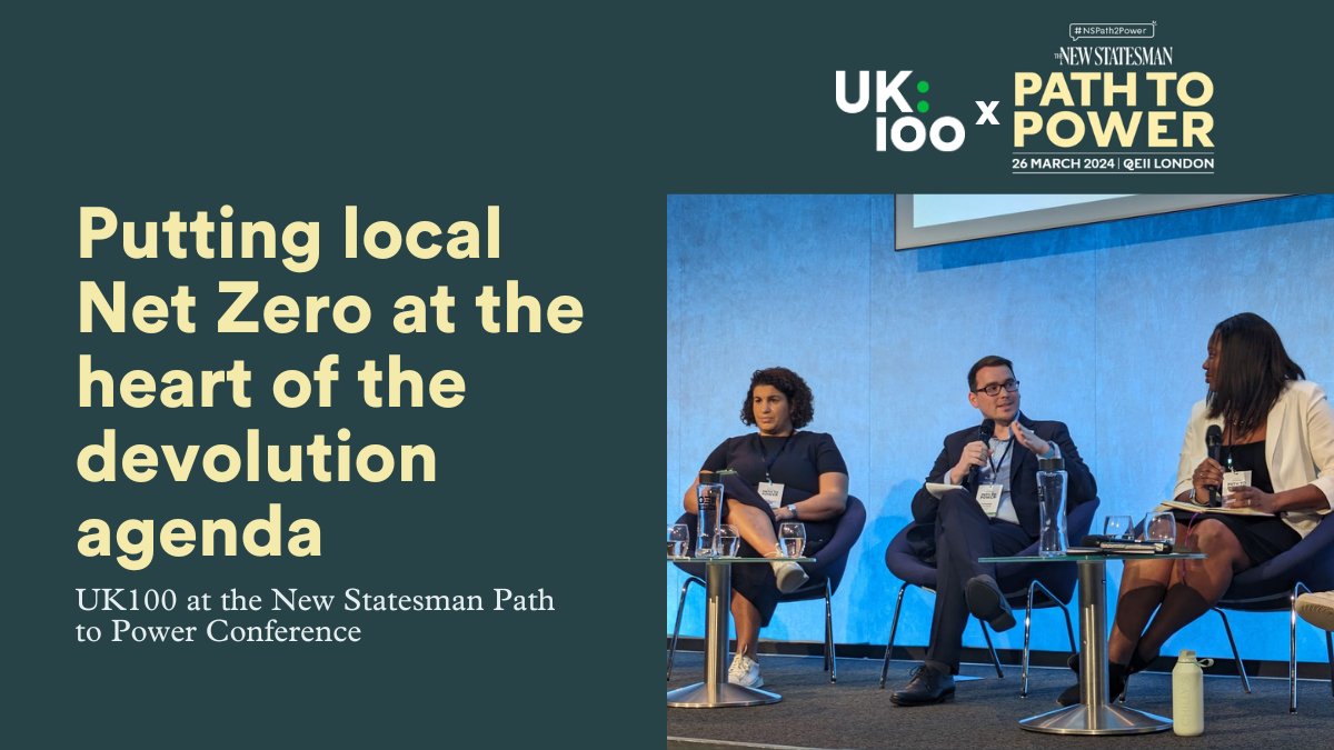 UK100_'s tweet image. 🗣️ #NSPath2Power 

@Christophammond joins the @NewStatesman #PathToPower session on delivering the UK&apos;s climate goals in challenging economic circumstances, highlighting the power of local authorities to deliver faster, more cost-effectively and with greater community buy-in.