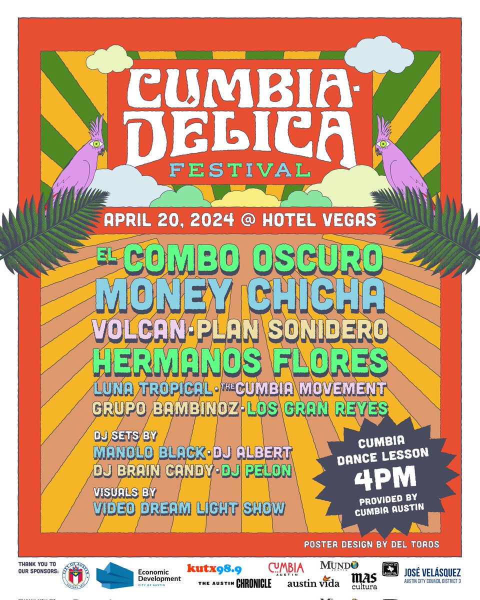 4.20 Cumbiadélica Fest at <a href="/HotelVegasATX/">HOTEL VEGAS</a> tickets at texashotelvegas.com/event/cumbiade…