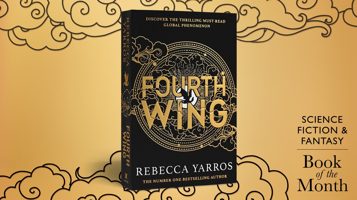 Alliances will be forged. Lives will be lost. Traitors will become allies... Our Science Fiction & Fantasy Book of the Month is of course @RebeccaYarros' thrilling dragon-filled fantasy epic, Fourth Wing: bit.ly/4anQrSY #WBOTM