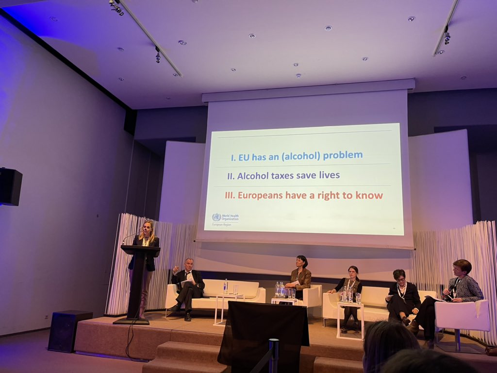 Caroline Costongs (@carocostongs) on Twitter photo Excellent speechfrom Carina Ferreira-Borges <a href="/WHO_Europe/">WHO/Europe</a> at the #ConfHealthUnion24.
#EU2024BE
🍺 EU has an alcohol problem
🍺Alcohol taxes save lives
🍺Europeans have the right to know (labelling!)
<a href="/EuroHealthNet/">EuroHealthNet</a> will be organising an event on alcohol & health on 9-10 December Excellent speechfrom Carina Ferreira-Borges <a href="/WHO_Europe/">WHO/Europe</a> at the #ConfHealthUnion24.
#EU2024BE
🍺 EU has an alcohol problem
🍺Alcohol taxes save lives
🍺Europeans have the right to know (labelling!)
<a href="/EuroHealthNet/">EuroHealthNet</a> will be organising an event on alcohol & health on 9-10 December