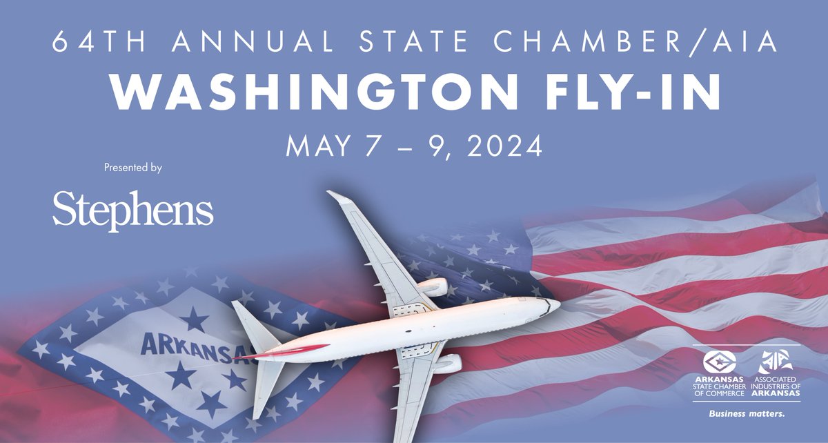 LAST CALL! The 64th Annual Washington Fly-In and Congressional Reception, presented by Stephens Inc., is almost sold out! Register now to reserve your spot on May 7-9, 2024.