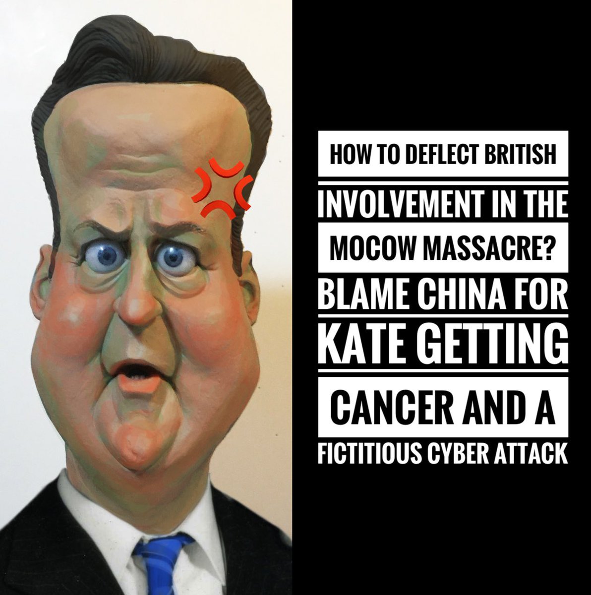 xiiityxx's tweet photo. If Chief Plonker was an official government position I’d say @David_Cameron is primed for the role - after blatant involvement in the Moscow terrorist attack - this is what they’ve cooked up to deflect attention🤦🏻♂️ #PrayForMoscow 🙏🏼🇷🇺 https://t.co/dTHSN8QDsw