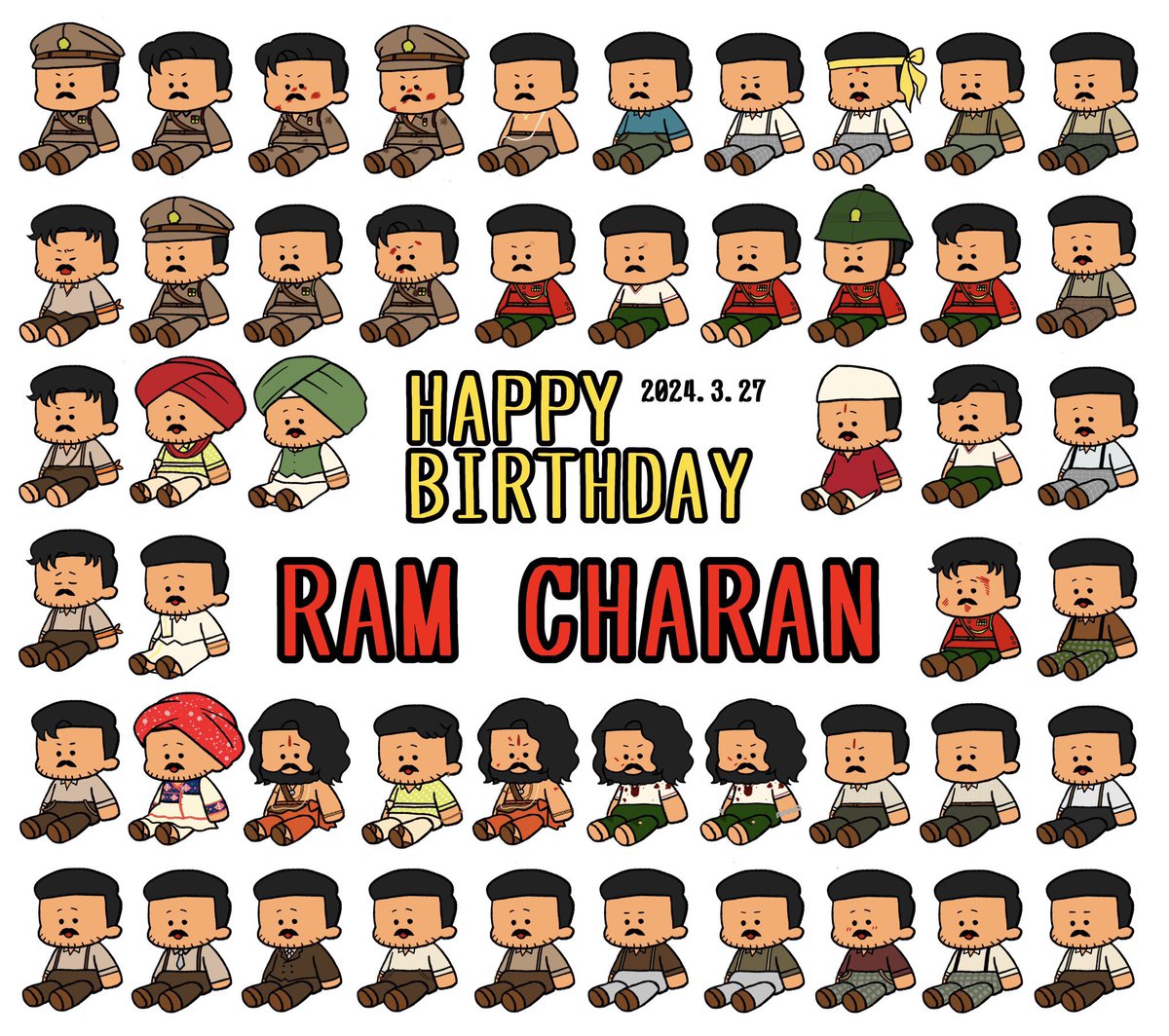 チャランさんお誕生日おめでとうございます‼️🌸🎉
チャランさんが大好きです‼️
RRRが大好きです‼️‼️‼️‼️

#HBDRamCharan 
#HappyBirthdayRamCharan
#HBDRamCharanJapan
