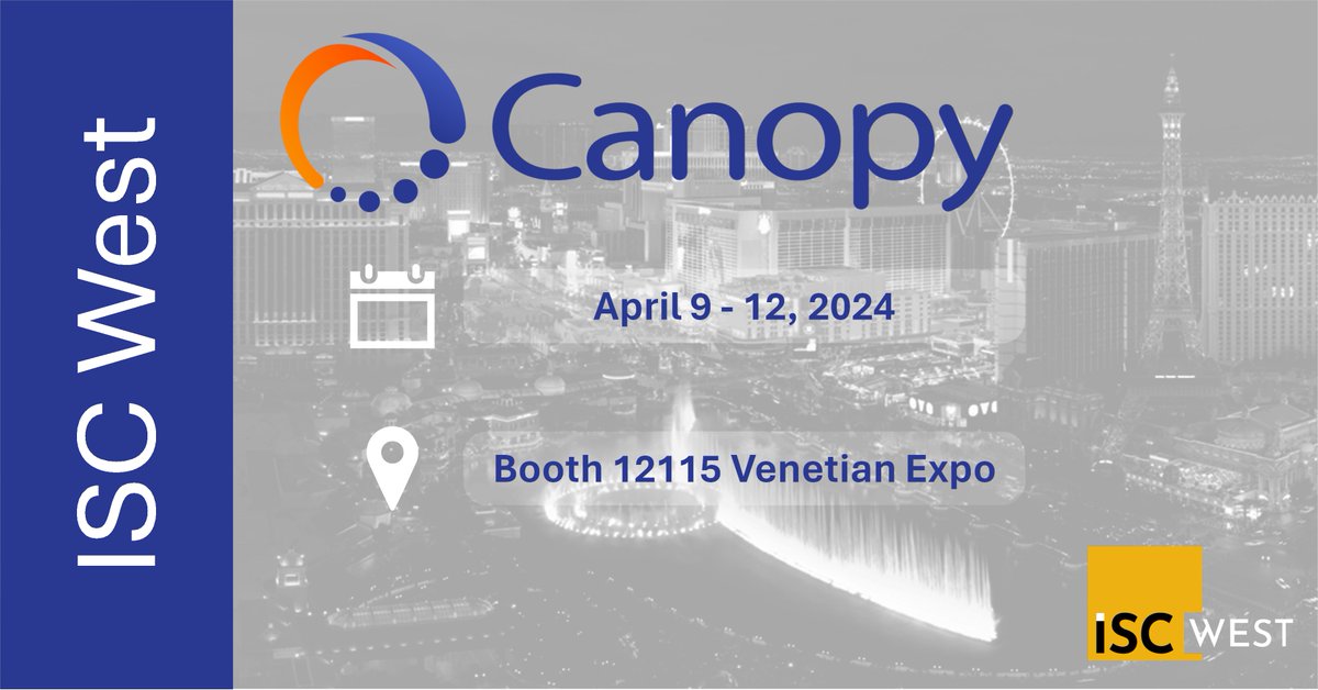 goCanopy's tweet image. Heading to #ISCWest? Don&apos;t miss out on Canopy&apos;s Remote Monitoring &amp;amp; Management solutions! 

Visit us at Booth #12115 for demos &amp;amp; insights into reducing downtime for your connected products. See you in Vegas! 

#Canopy #RemoteDeviceManagement

bit.ly/3x8mwjn