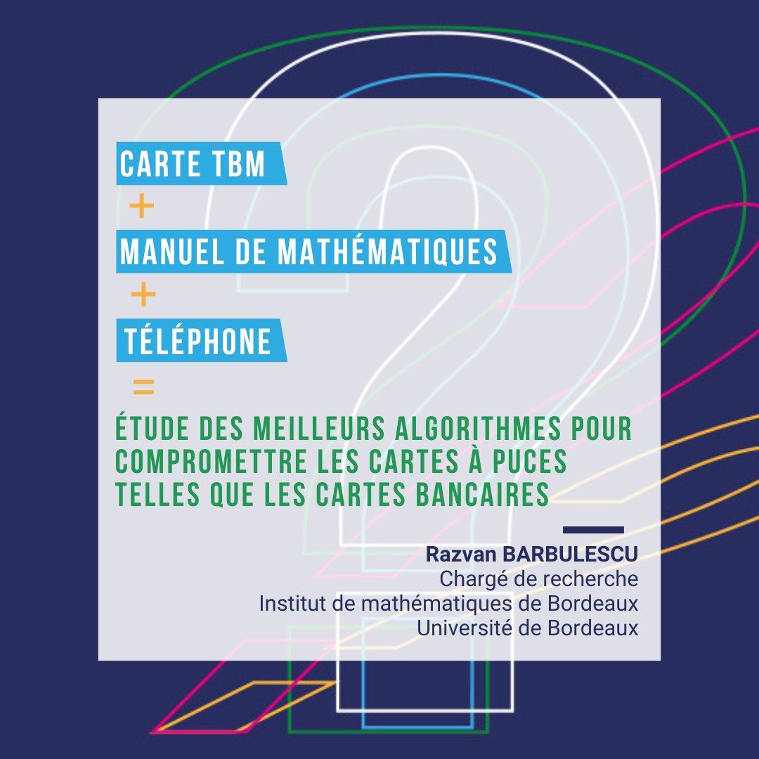 [Bureau des enquêtes] Razvan BARBULESCU, Chargé de recherche, vous a fait deviner sa recherche le 24/03 à Cap Sciences !🔎 RDV le 07/04 pour la prochaine enquête !👋 @CNRSAquitaine @univbordeaux @UBMontaigne @INRAE_NA_BDX @Inria_Bordeaux @NvelleAquitaine @BordeauxINP @ScPoBx