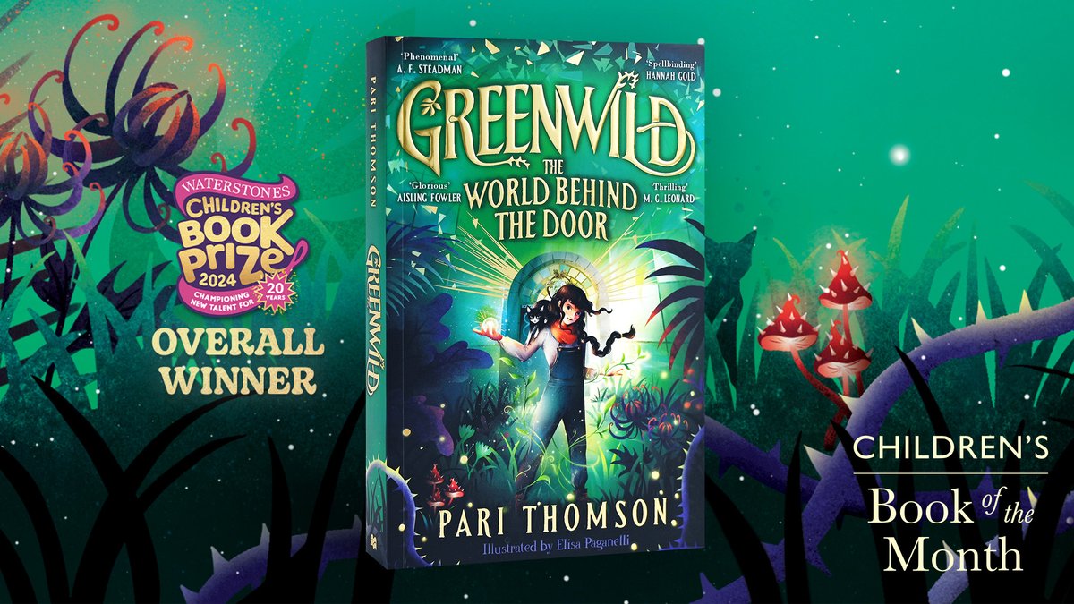 Waterstones (@waterstones) on Twitter photo Featuring a boarding-school runaway, a botanical genius and a seriously feisty cat, our Children's Book of the Month is the enchanting and fantastical winner of the 2024 Waterstones Children's Book Prize, <a href="/PariThomson/">Pari Thomson</a>'s Greenwild: bit.ly/3TPG9FP #WBOTM Featuring a boarding-school runaway, a botanical genius and a seriously feisty cat, our Children's Book of the Month is the enchanting and fantastical winner of the 2024 Waterstones Children's Book Prize, <a href="/PariThomson/">Pari Thomson</a>'s Greenwild: bit.ly/3TPG9FP #WBOTM