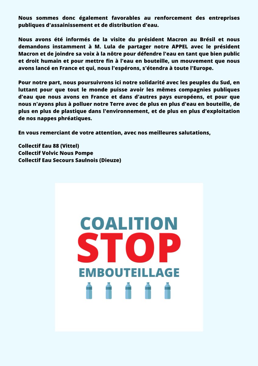 La presse brésilienne relaye notre lettre au président Lula à l'occasion de la visite de Macron aujourd'hui : brasildefato.com.br/2024/03/26/dur…